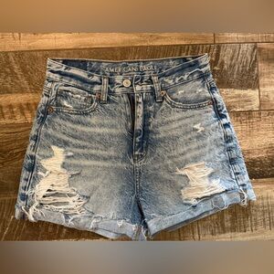 American Eagle Denim Shorts Size 0